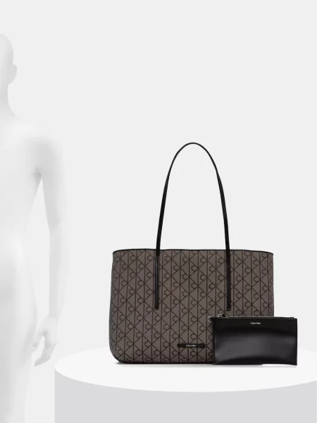 Calvin Klein Shopper táska / fekete barna