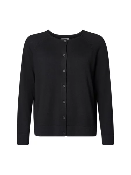 Kardigan Lind wełniany czarny
