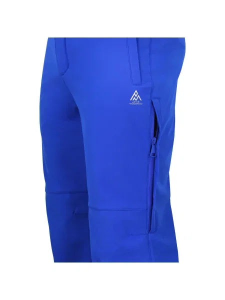 Pantaloni Peak Mountain softshell albastru