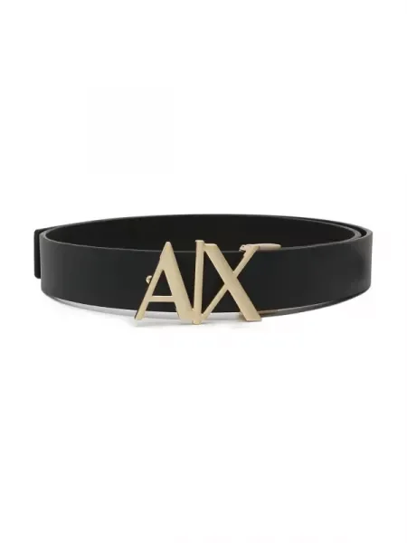 Armani Exchange De piele cu două fețe negru
