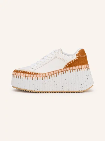 Chloé Sneakersy Nama braun brązowe
