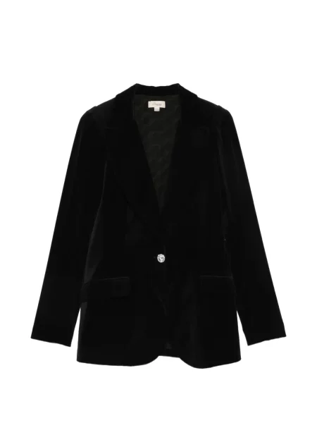 Geacă Temperley London de catifea negru