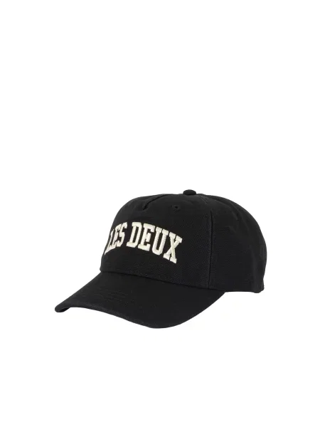 Les Deux Șapcă ecru negru