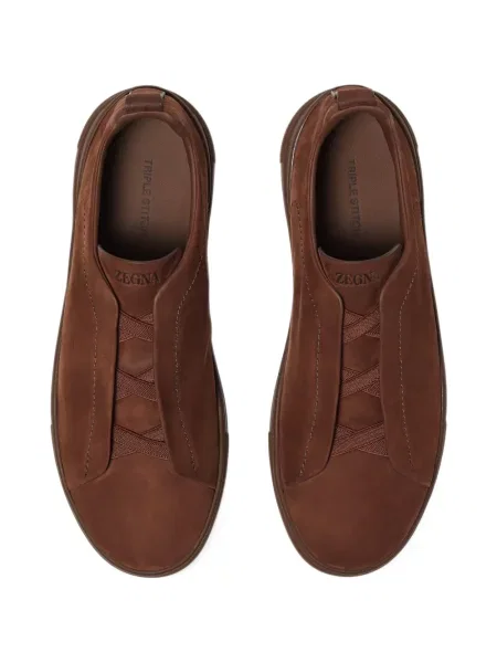 Sneakerși Zegna maro