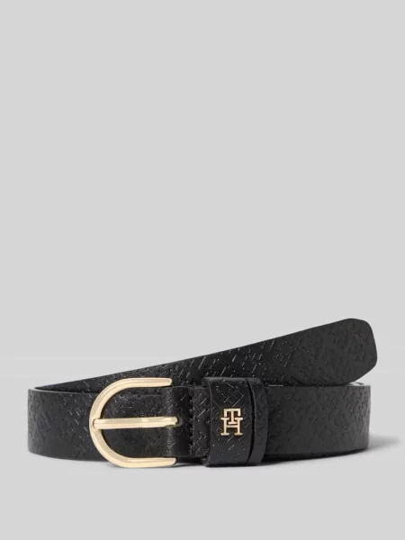 Ze skóry bydlęcej model ‘EFFORTLESS Tommy Hilfiger czarny