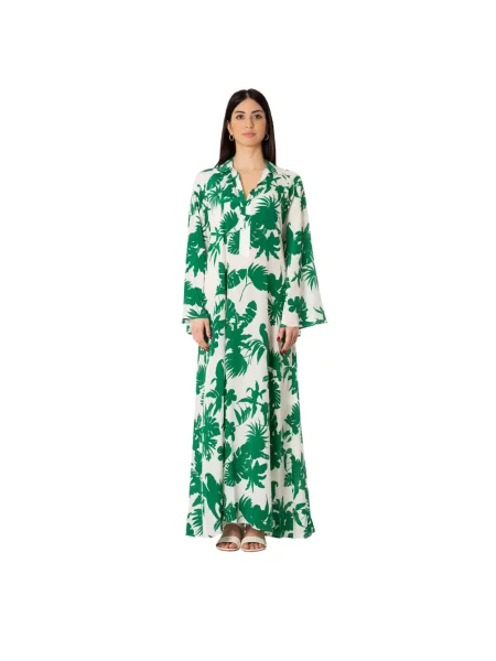 Sukienka maxi Max Mara zielona