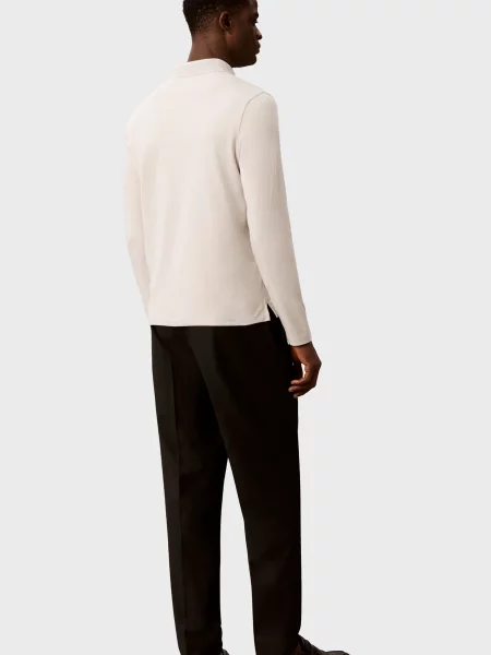 Поло Calvin Klein з лого бежеве