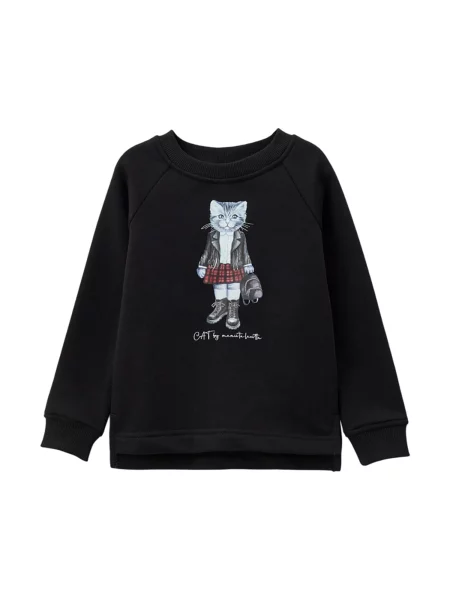 Cat e Lolette Mikina Rocker Kitty' čierna