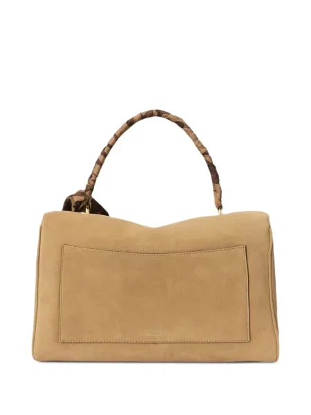 Велурена шопинг чанта Lauren Ralph Lauren