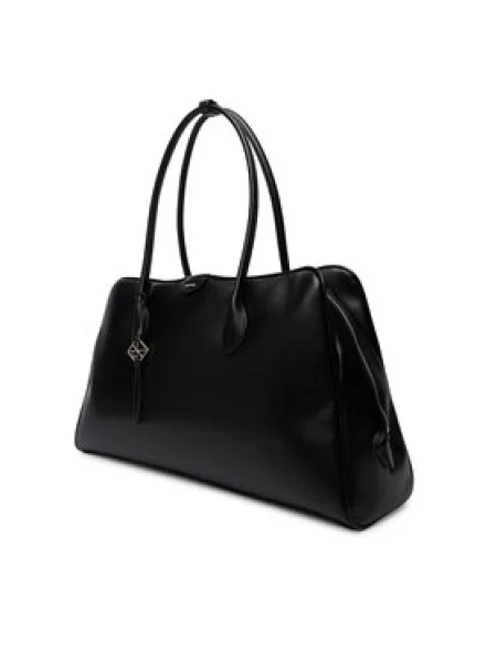 Műbőr shopper táska Calvin Klein fekete