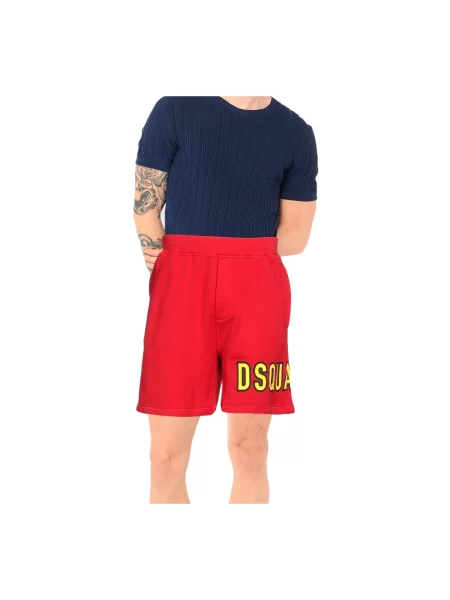 Szorty Dsquared2 czerwone