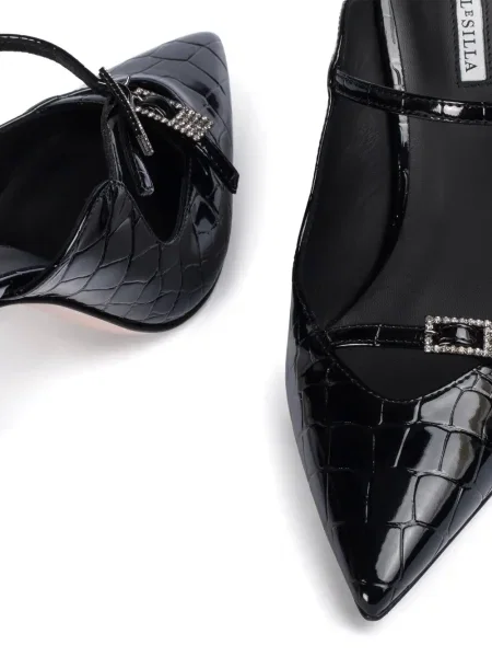 Papuci tip mules Le Silla negru