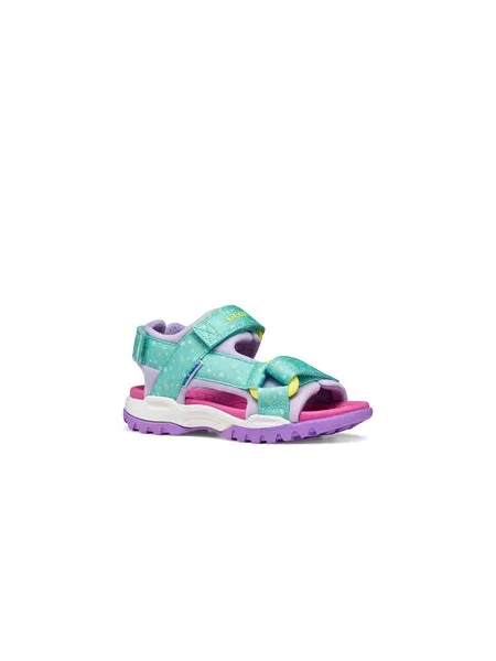 Sandále Geox Jr Borealis Girl M Tyrkysová