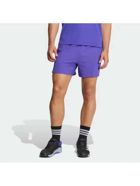 SZORTY POWER 3 STRIPES fioletowe