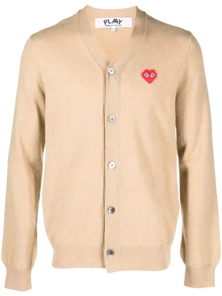 Cardigan Comme Des Garcons Play cu broderie
