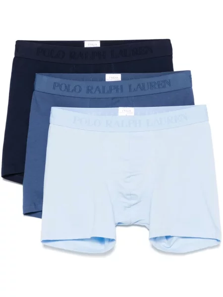 Raštuotos pledinės bokseriai Polo Ralph Lauren apkarpytas balta