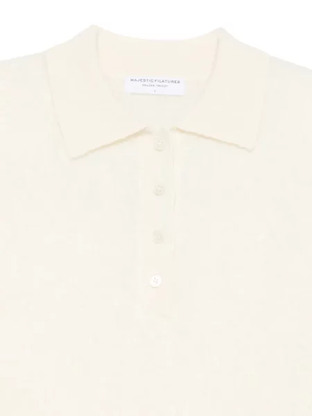 Scurt tricou polo Majestic Filatures