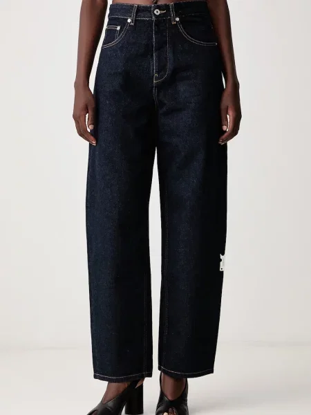 Off-White Balloon blugi relaxed fit pentru femei alb