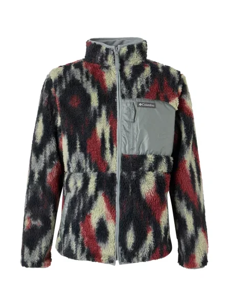 COLUMBIA Jachetă fleece funcțională Winter Pass albastru închis / deschis / roșu gri
