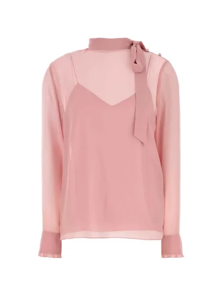 Bluză Gucci cu legături roz