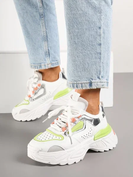 Sneakers Nelasea Galbeni alb