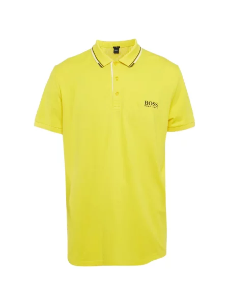 Tricou polo Boss galben