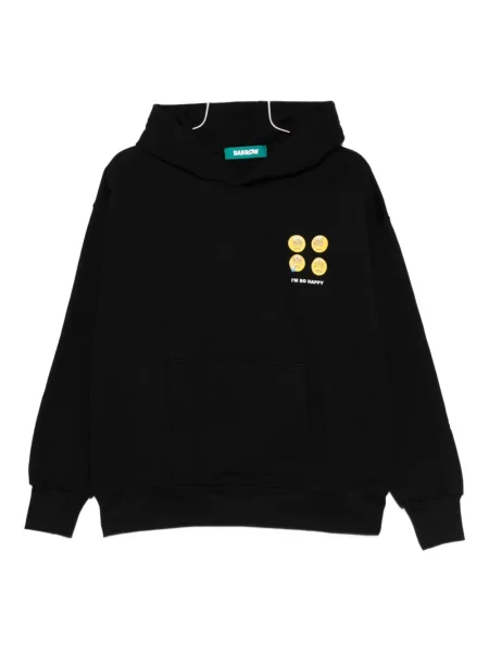 Mikina s kapucí Barrow s potiskem černá