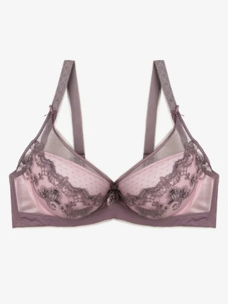 Sutien Push-Up Cu Dantelă Suffa violet