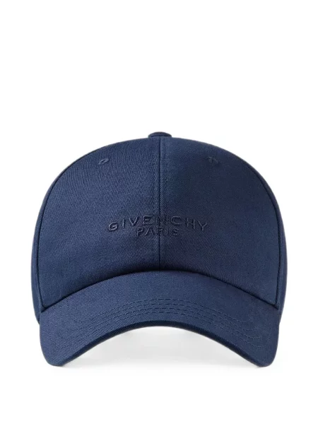 Șapcă Givenchy cu broderie albastru