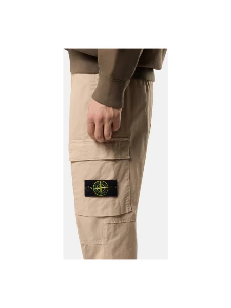 Spodnie Stone Island z kamieniami beżowe