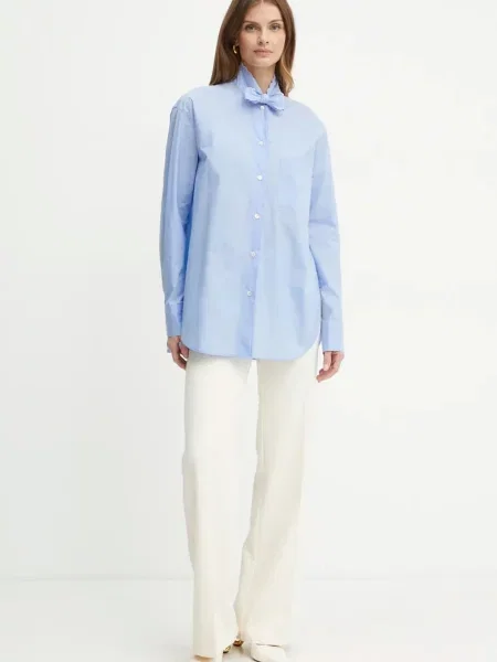 Сорочка Forte Forte relaxed в'язане декольте shirt