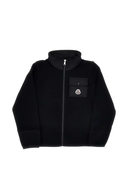 Kurtka dziecięca Moncler Enfant niebieska
