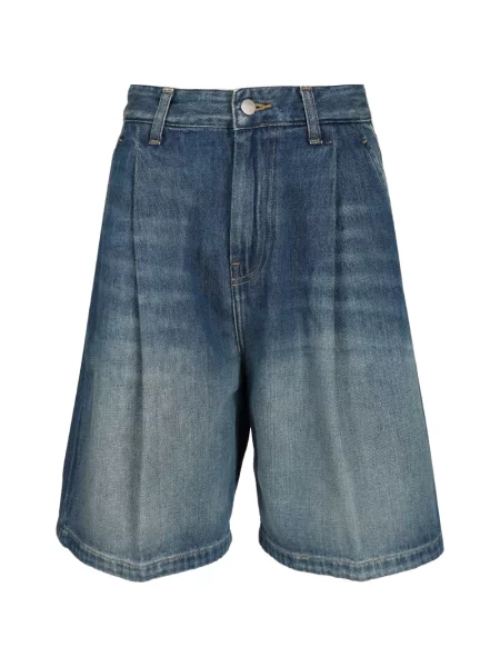 Pantaloni scurți din denim Carhartt Wip albastru