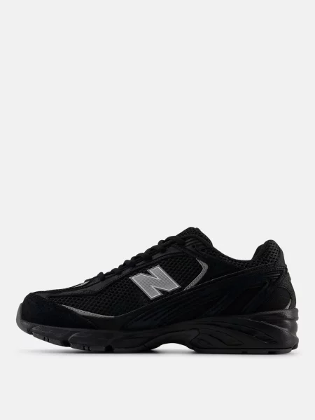 Замшевые кроссовки New Balance черные