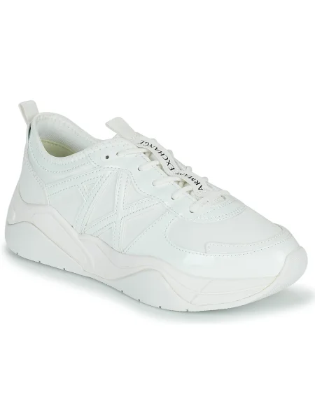 Sneakerși Armani Exchange alb