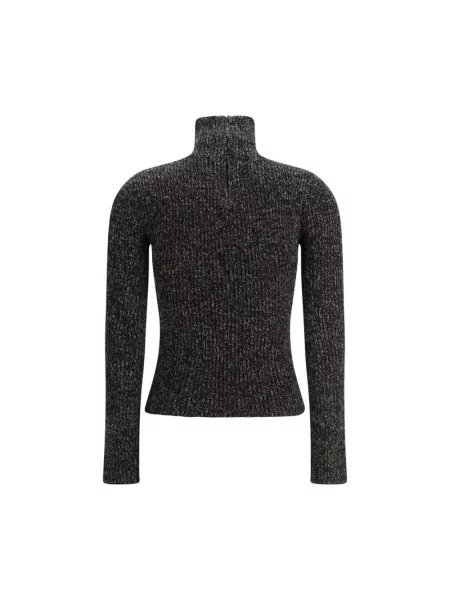 Sweter Max Mara z długim rękawem czarny