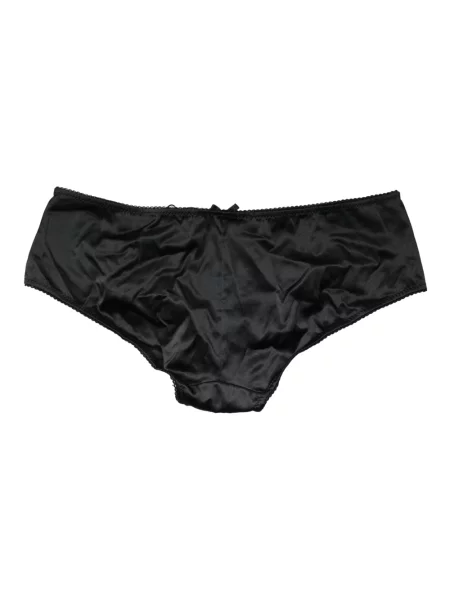 Jedwabne majtki briefs Dolce And Gabbana czarne