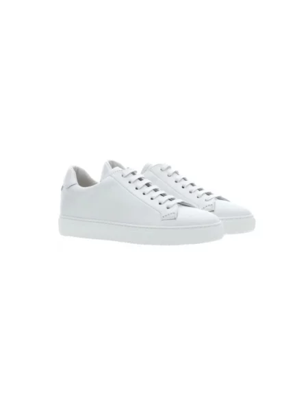 Sneakersy Doucal's skórzane białe