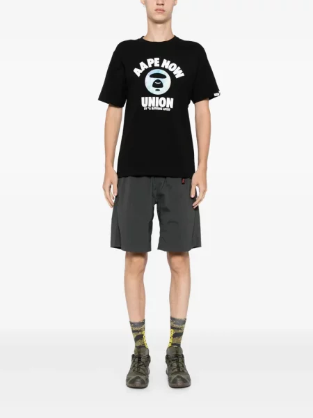 Raštuotas marškinėliai Aape By *a Bathing Ape® juoda