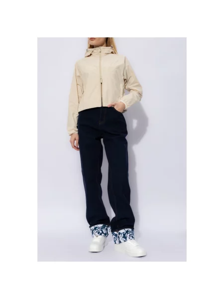 Jeansy Burberry z logo niebieskie