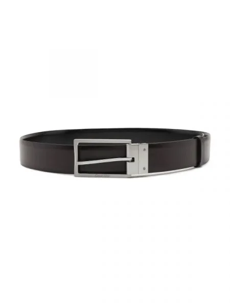 Calvin Klein De piele ADJ/REV SLIM FRAME negru