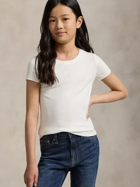 Pletena majica Polo Ralph Lauren bijela