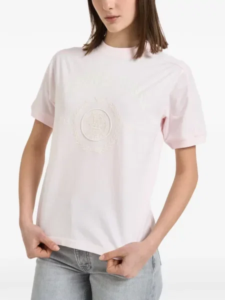 Tricou Anine Bing cu broderie roz