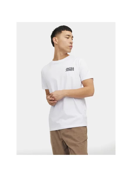Jack&Jones Футболка Corp Regular Fit білий