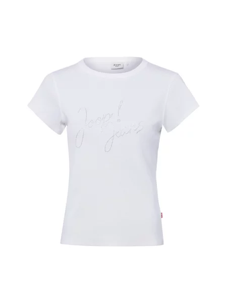 Joop Jeans Koszulka Tineta Kobiety nadruk S biały