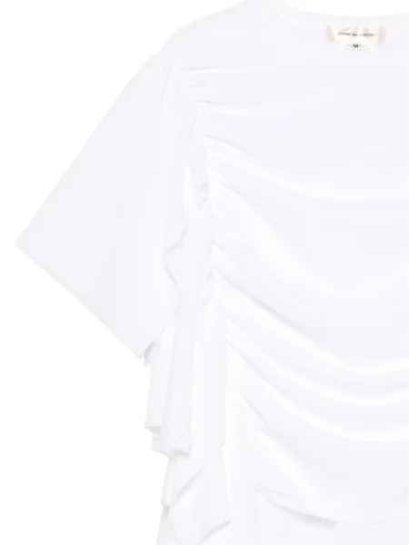 Μπλούζα Comme Des Garçons με βολάν λευκό