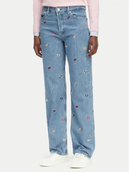 Tommy Jeans Τζιν Layla μπλε