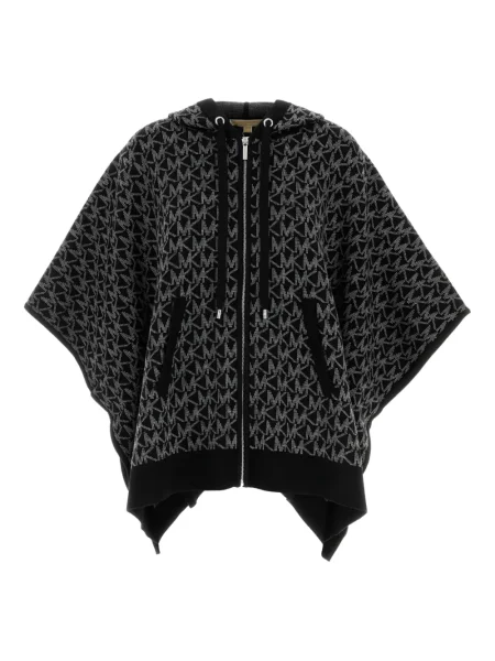 Rochie mini Michael Michael Kors cu glugă de costum negru