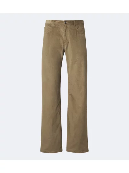 Pantaloni Etro de catifea cord verde