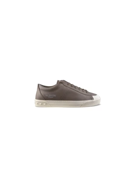 Sneakersy Valentino Garavani skórzane brązowe